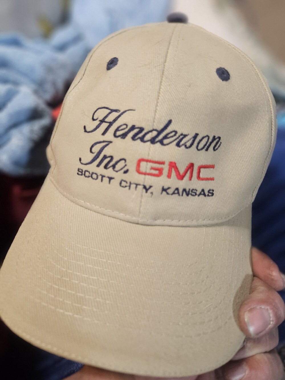 GMC Dealership Advertising Cap Estate Item